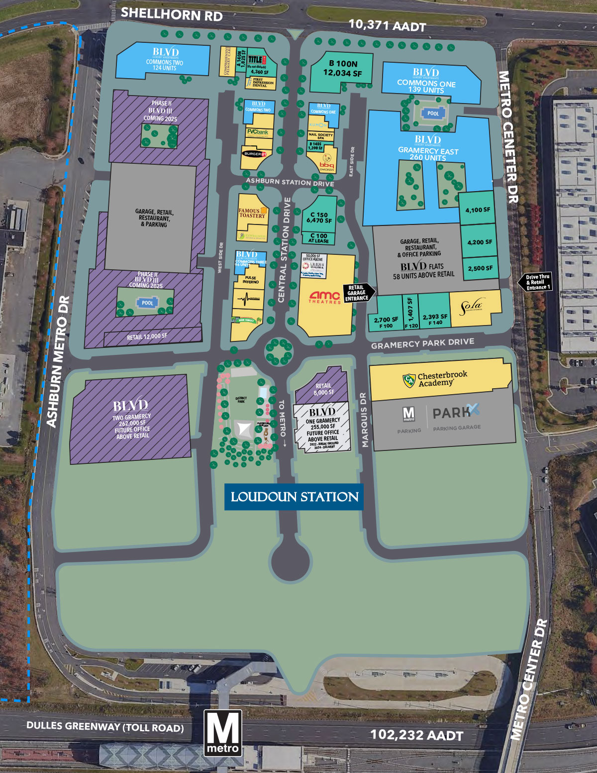 Loudoun Station Leasing Map